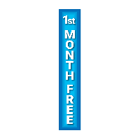 1st Month Free - Blue