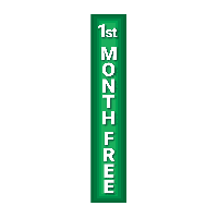 1st Month Free - Green