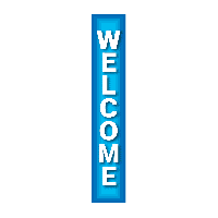 Welcome - Blue
