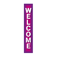 Welcome - Purple