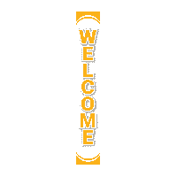 Welcome - White & Yellow